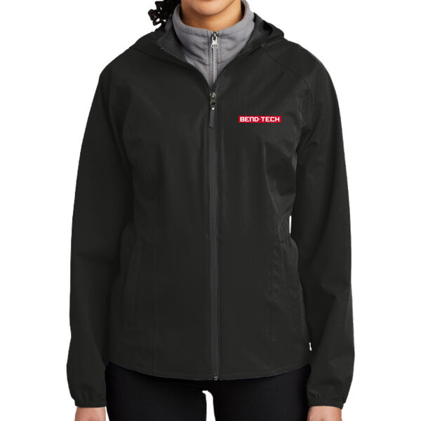 Port Authority Ladies Essential Rain Jacket - Printed Logo Thumbnail