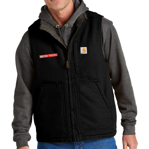 Carhartt Sherpa-Lined Mock Neck Vest - Embroidered Logo Thumbnail