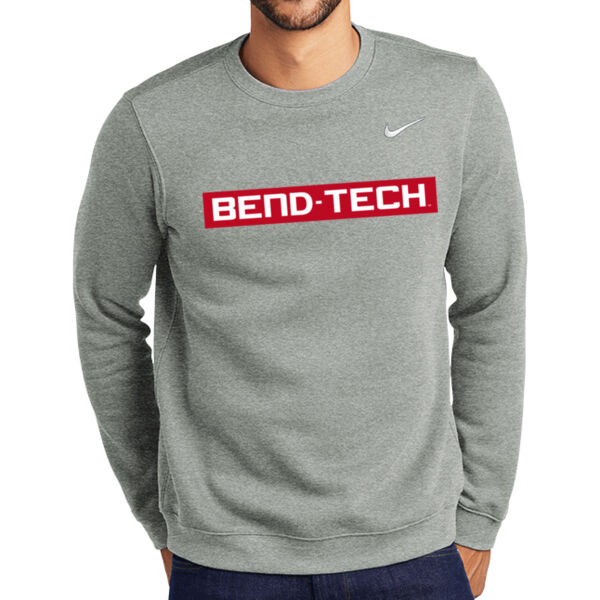 Nike Club Fleece Crew - Printed Logo Thumbnail