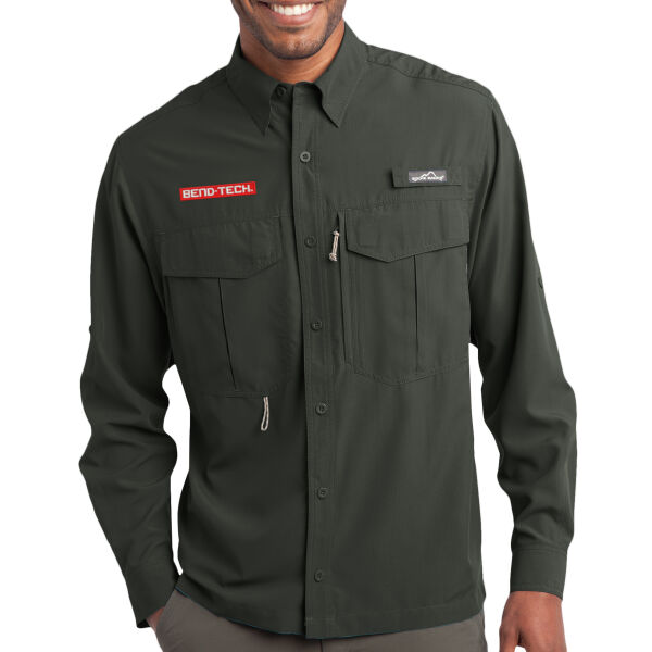 Eddie Bauer® - Long Sleeve Performance Fishing Shirt - Embroidered Logo Thumbnail
