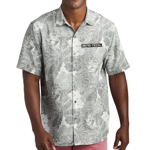 Tommy Bahama Coconut Point Playa Flora Short Sleeve Shirt - Embroidered Logo Thumbnail