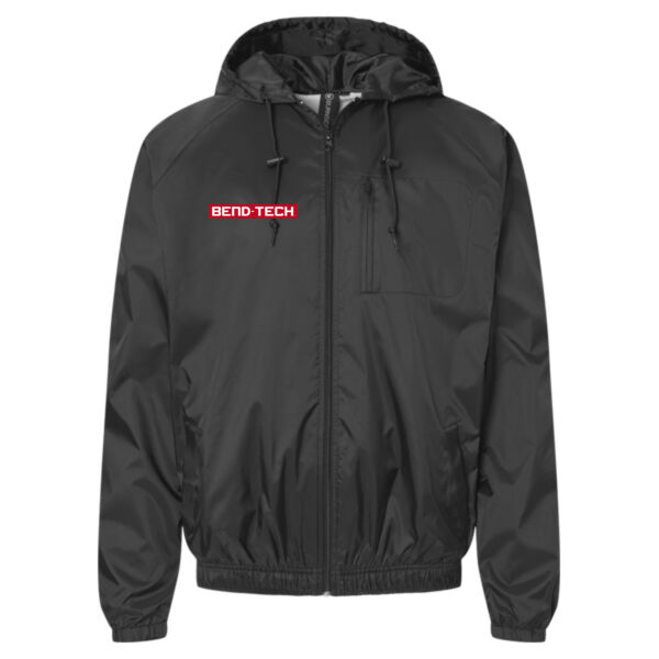 Burnside - Mentor Hooded Coachs Jacket - Printed Logo Thumbnail