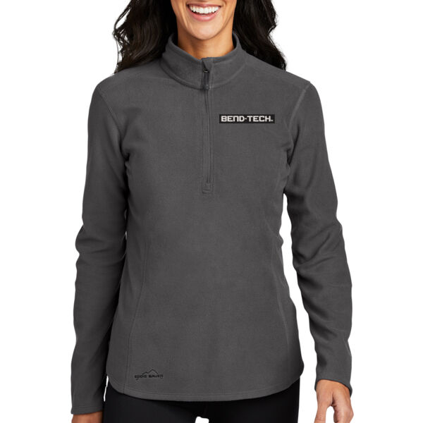 Eddie Bauer Women's 1/2 Zip Microfleece Jacket - Embroidered Logo Thumbnail