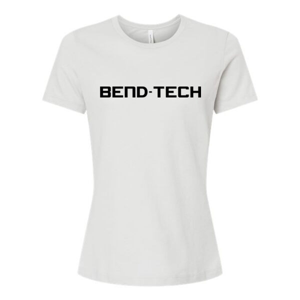 BELLA + CANVAS - Women’s Relaxed Fit Heather CVC Tee - Printed Logo Thumbnail