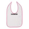 Infant Contrast Trim Premium Jersey Bib Thumbnail