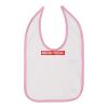 Infant Contrast Trim Premium Jersey Bib Thumbnail