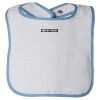 Infant Contrast Trim Terry Bib Thumbnail